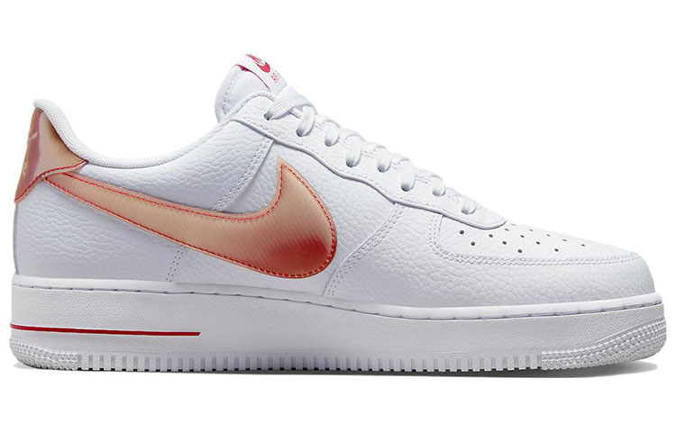 Order Nike Air Force 1 '07 'Jumbo Swoosh - Blanco Rojo Universitario' DV3505-100