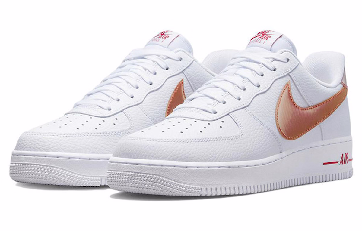 Nike Air Force 1 '07 'Jumbo Swoosh - White University Red' DV3505-100
