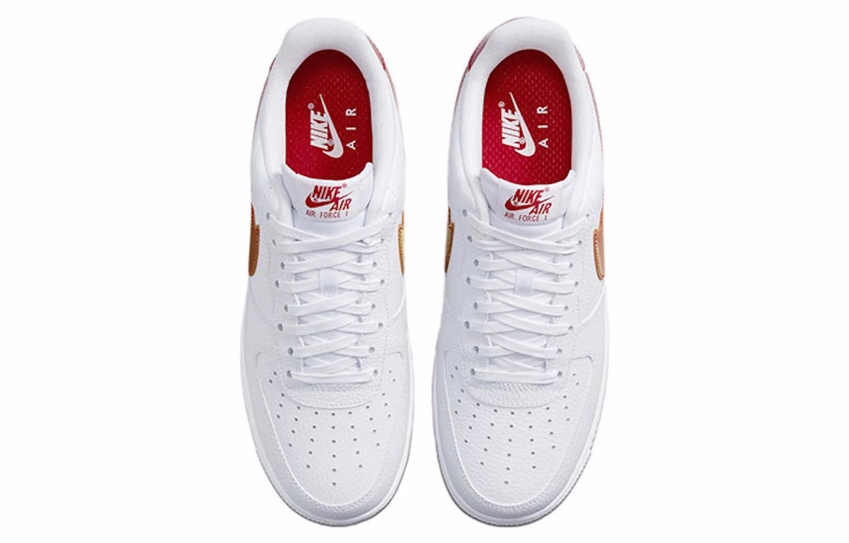 Nike Air Force 1 '07 'Jumbo Swoosh - White University Red' DV3505-100