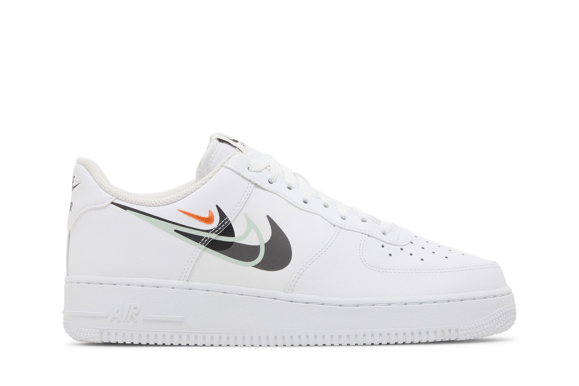 Nike Air Force 1 '07 'Multi Swoosh - White Black' FN7807-100