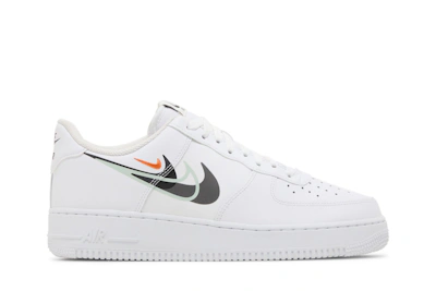 Nike Air Force 1 '07 'Multi Swoosh - White Black' FN7807-100
