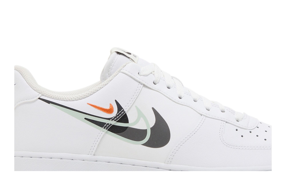 Nike Air Force 1 '07 'Multi Swoosh - White Black' FN7807-100