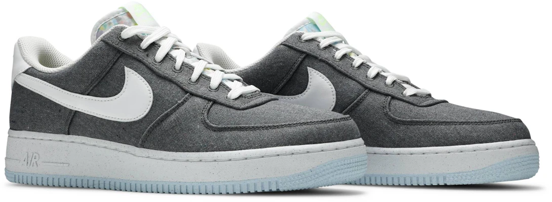 Air force 1 canvas grey best sale