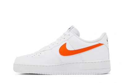 Nike Air Force 1 '07 'Spray Paint Swoosh - Safety Orange' FJ4228-100