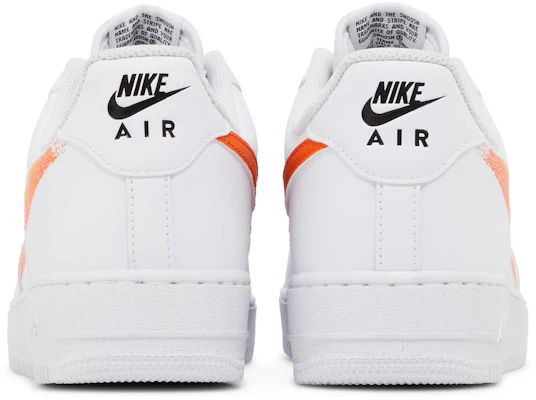 나이키 에어 포스 1 '07 "스프레이 페인트 스우시 - 세이프티 오렌지" FJ4228-100 Details for 나이키 에어 포스 1 '07 "스프레이 페인트 스우시 - 세이프티 오렌지" FJ4228-100