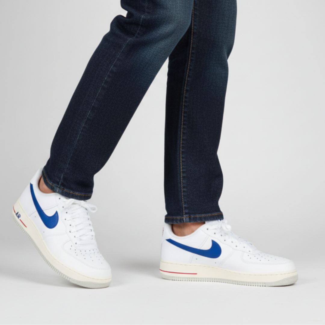 Order Nike Air Force 1 '07 'USA - Blanco Game Royal' DX2660-100