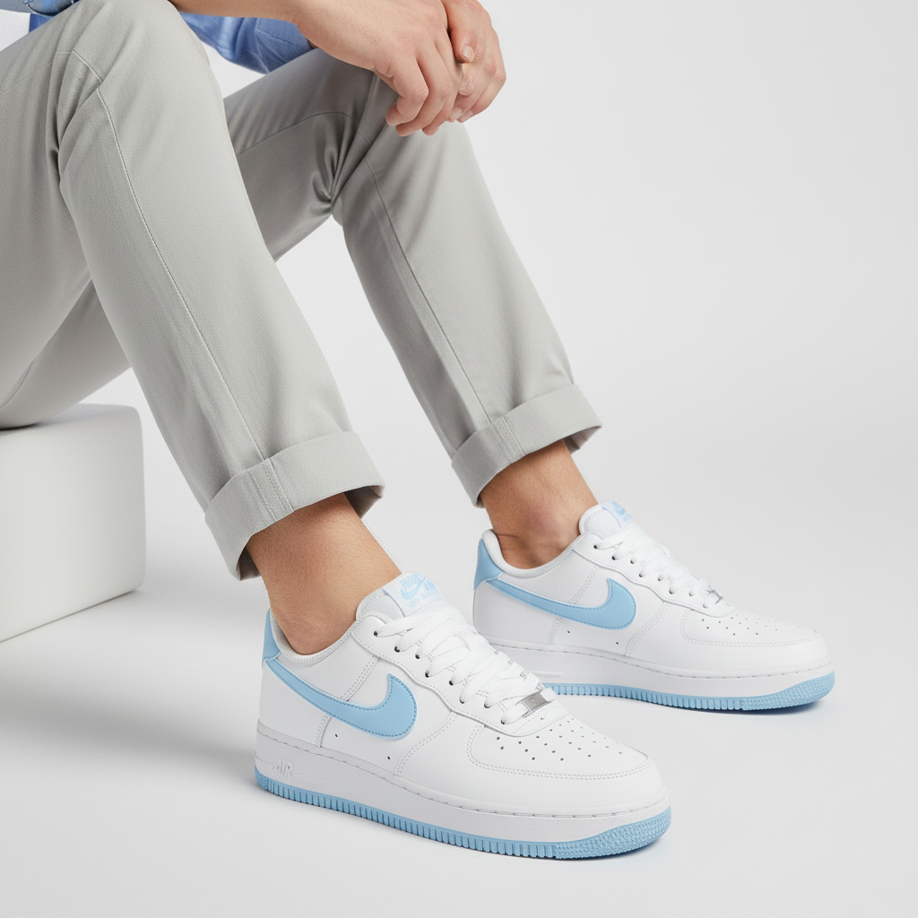 Order 耐克 空军一号'07 白色水瓶蓝 FQ4296-100