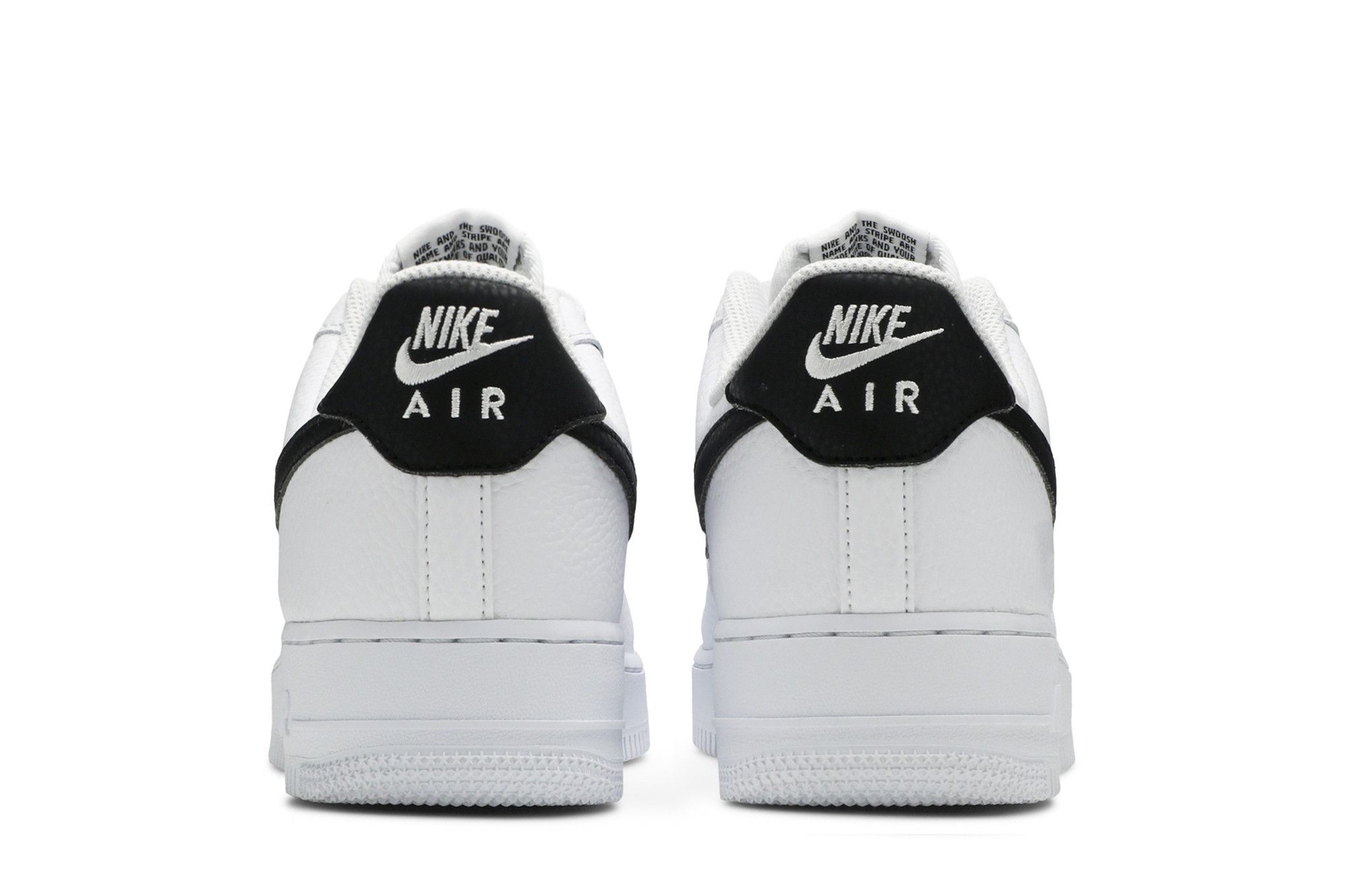 Sizing Nike Air Force 1 ''07 ''Bianco Nero'' CT2302-100