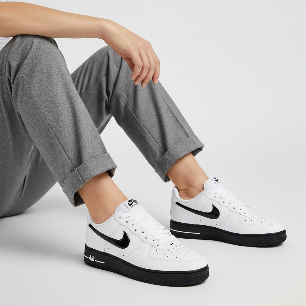 Order Nike Air Force 1 '07 'Putih Hitam Jewel' HQ3826-100