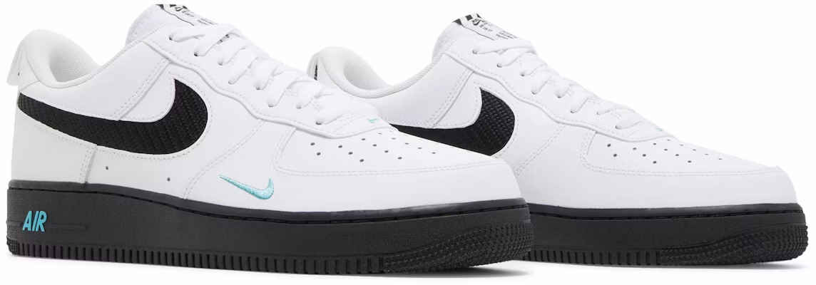 Buy Nike Air Force 1 07 White Black Teal DR0155 100 Novelship