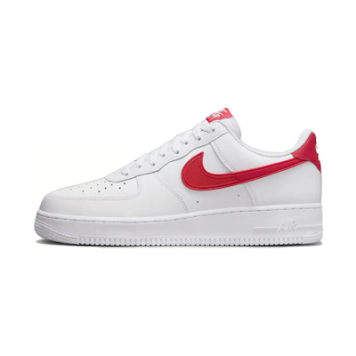 Nike Air Force 1 '07 'White Fire Red'