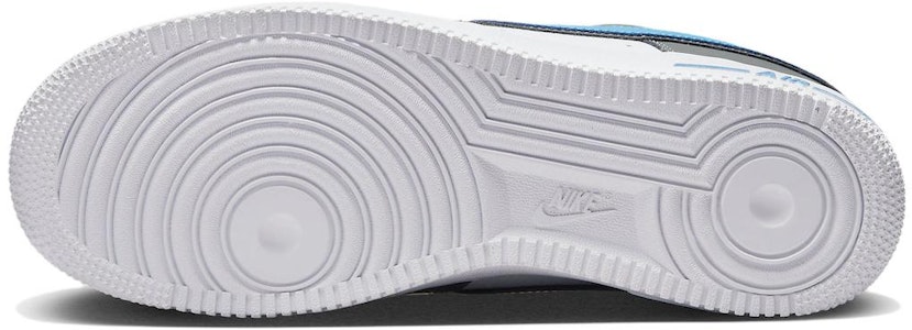 Nike Air Force 1 Low 潮流休閒 低筒 板鞋 男款 灰白藍 Details for Nike Air Force 1 Low 潮流休閒 低筒 板鞋 男款 灰白藍