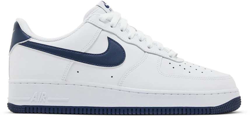 Nike Air Force 1 '07 舒適運動 防滑輕便 低幫 板鞋 男款 白藍色 Buy Nike Air Force 1 '07 舒適運動 防滑輕便 低幫 板鞋 男款 白藍色
