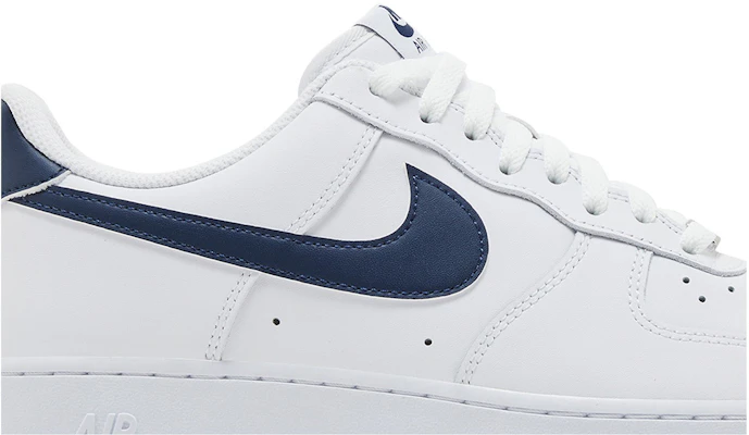 Nike Air Force 1 '07 舒適運動 防滑輕便 低幫 板鞋 男款 白藍色 Order Nike Air Force 1 '07 舒適運動 防滑輕便 低幫 板鞋 男款 白藍色