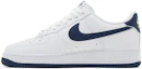 Lookbook Nike Air Force 1 '07 舒適運動 防滑輕便 低幫 板鞋 男款 白藍色