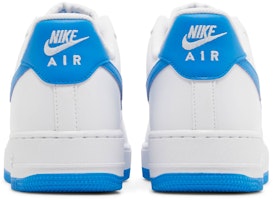 Nike Air Force 1 Low 耐磨防滑 低幫 板鞋 男款 白藍 Details for Nike Air Force 1 Low 耐磨防滑 低幫 板鞋 男款 白藍