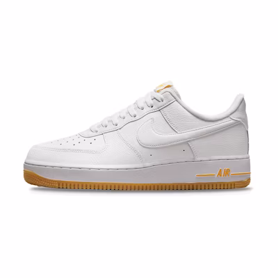 Nike Air Force 1 '07 'White University Gold Gum'