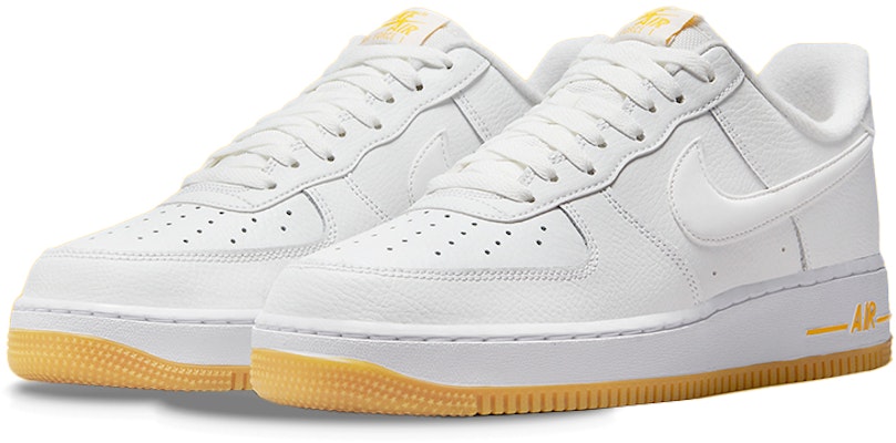 Nike Air Force 1 '07 'Putih University Gold Gum' DZ4512-100 Lookbook Nike Air Force 1 '07 'Putih University Gold Gum' DZ4512-100