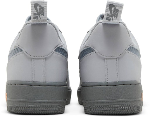 Nike Air Force 1 '07 'Wolf Grey Kumquat' DR0155-001 Details for Nike Air Force 1 '07 'Wolf Grey Kumquat' DR0155-001