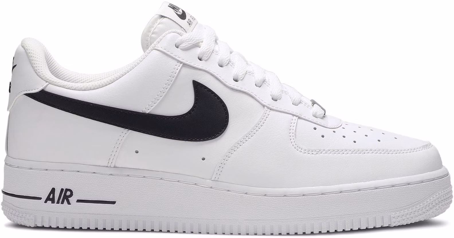 Air force 1 with black best sale stripe