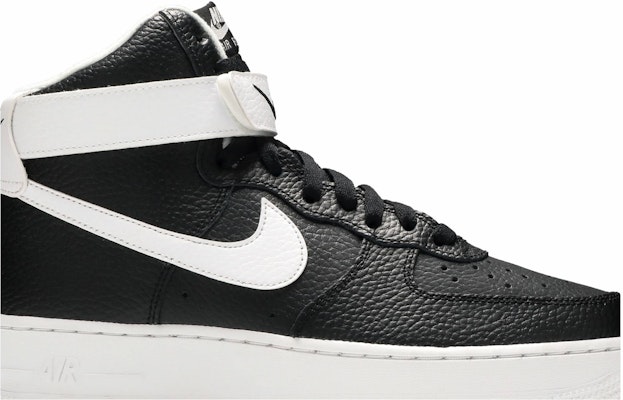 Nike air force high 2025 black white