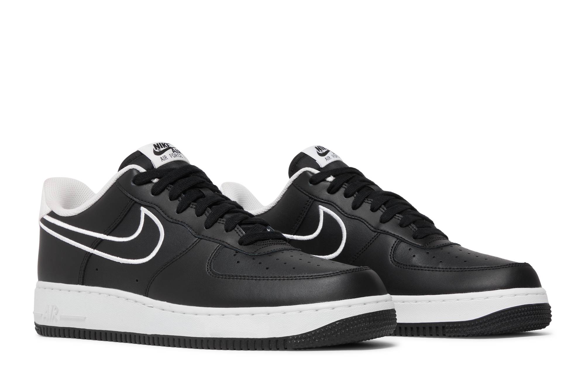 Cheap 耐吉 Air Force 1 Low 07 耐磨防滑 低筒休閒板鞋 黑白色