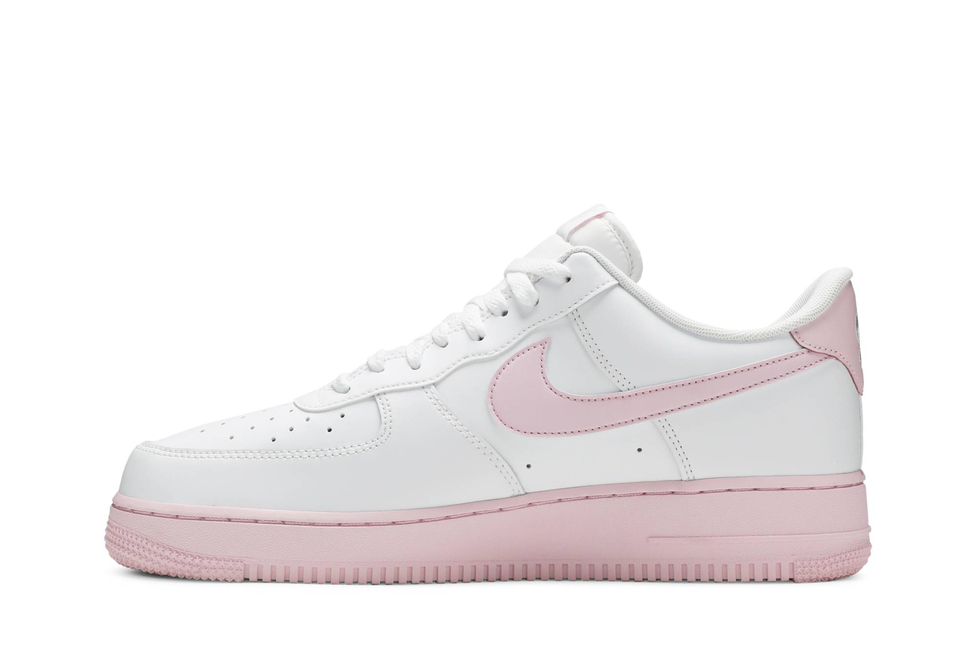 Lookbook Nike Air Force 1 '07 Low 'Putih Tapak Merah Jambu' CK7663-100