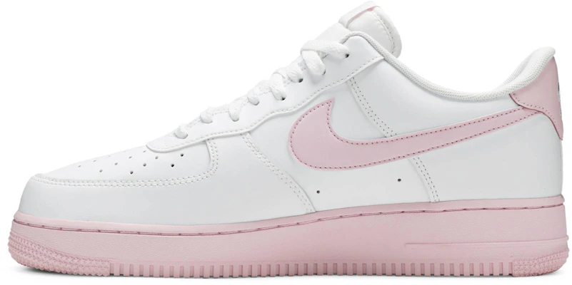 Nike Air Force 1 '07 Low 'Putih Tapak Merah Jambu' CK7663-100 Lookbook Nike Air Force 1 '07 Low 'Putih Tapak Merah Jambu' CK7663-100