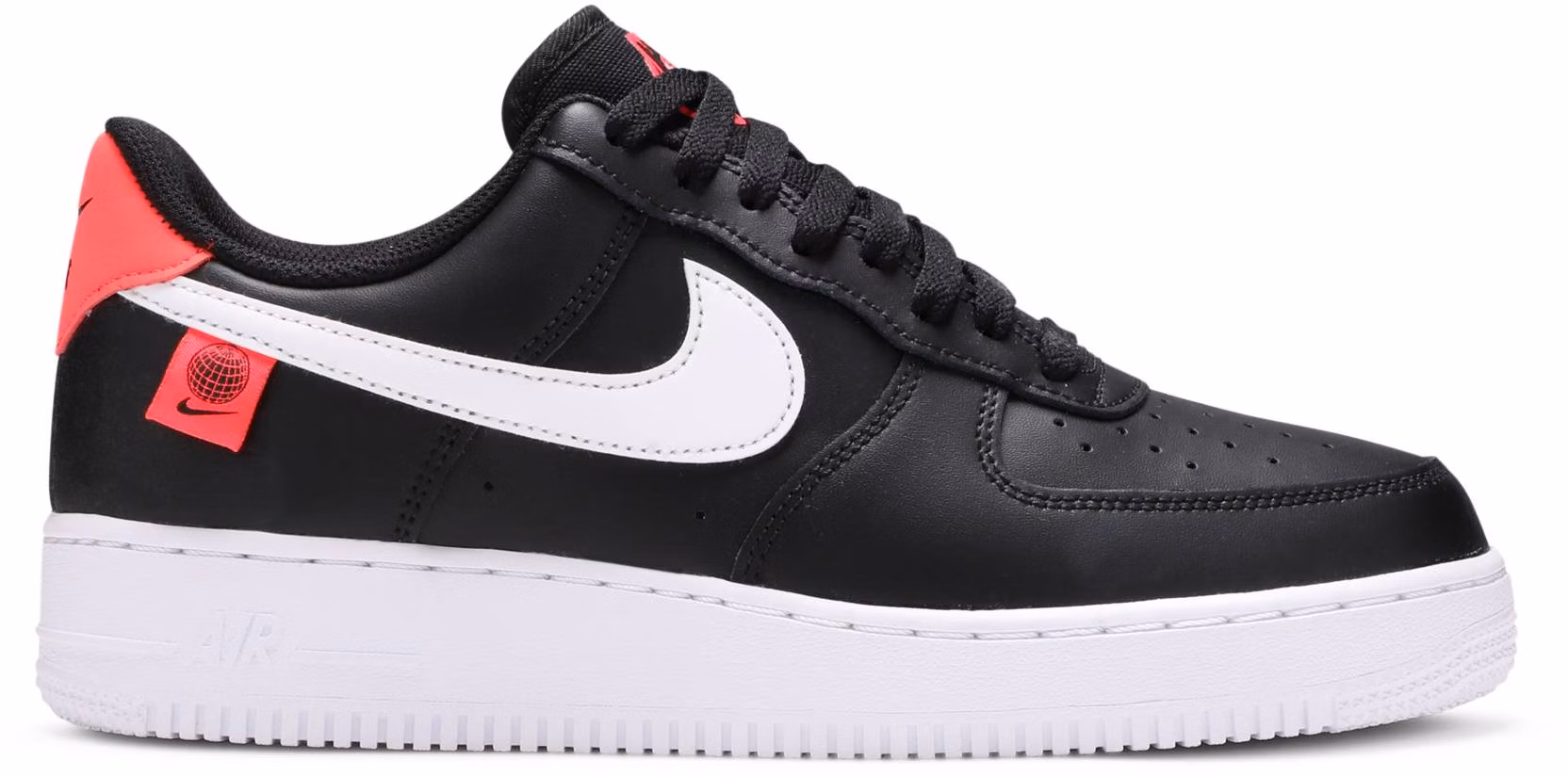 Nike Air Force 1 07 Low Worldwide Pack Black Flash Crimson