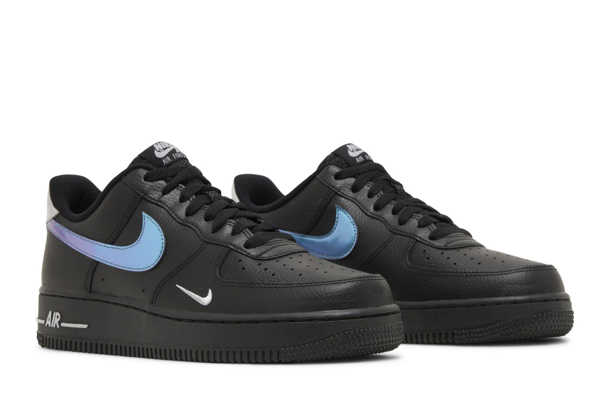 Cheap Nike Air Force 1 ''07 Low Schwarz Blau Blitz FD0654-001