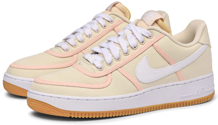 Nike Air Force 1 '07 Low Premium 'Light Cream Gum' Krim Cerah Gum CI9349-200 Lookbook Nike Air Force 1 '07 Low Premium 'Light Cream Gum' Krim Cerah Gum CI9349-200
