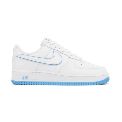 Nike Air Force 1 '07 Low White University Blue Sole