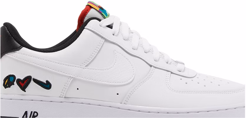 Nike Air Force 1 07 LV8 3 Peace Love Nike DM8148 100 DM8148