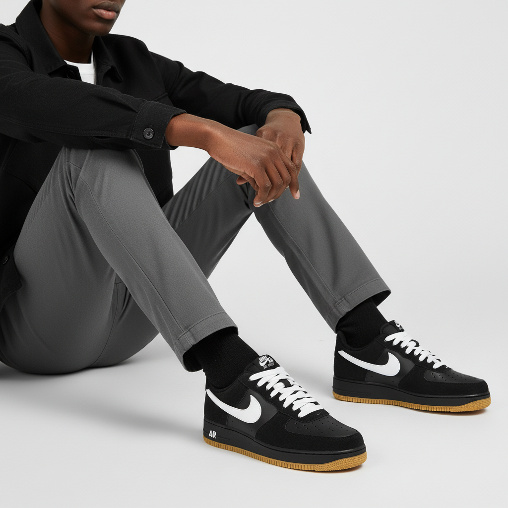 Order Nike Air Force 1 SK8 'Hitam Gum' IB6388-001