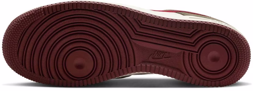 Nike Air Force 1 ''07 LV8 ''Cargo Khaki Dark Team Red'' Lelaki Wanita Malaysia. FQ8714-302 Details for Nike Air Force 1 ''07 LV8 ''Cargo Khaki Dark Team Red'' Lelaki Wanita Malaysia. FQ8714-302