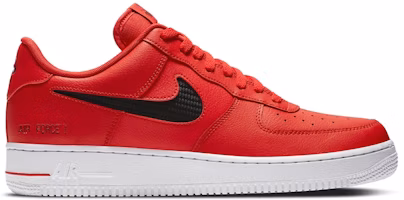 Nike Air Force 1 '07 LV8 'Cut Out Swoosh - University Red' CZ7377-600 Nike Air Force 1 '07 LV8 'Cut Out Swoosh - University Red' CZ7377-600