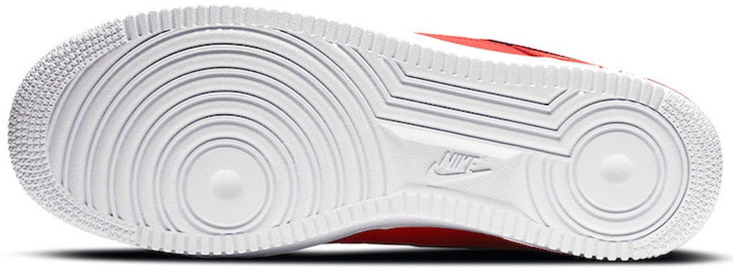 Nike Air Force 1 '07 LV8 'Cut Out Swoosh - Merah Universiti' CZ7377-600 Details for Nike Air Force 1 '07 LV8 'Cut Out Swoosh - Merah Universiti' CZ7377-600