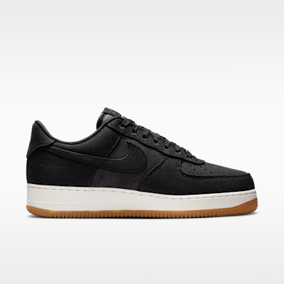 Lookbook Nike Air Force 1 ''07 LV8 "Denim" Hitam/Kelabu Asap Gelap/Coklat Gum/Hitam IR0951-002