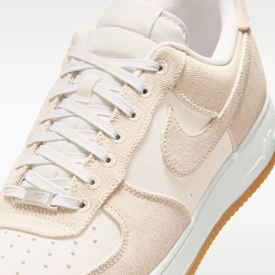 Sizing Nike Air Force 1 ''07 LV8 "Denim" Gris Bust/Blanco Summit/Marrón Goma/Gris Bust IR0951-001