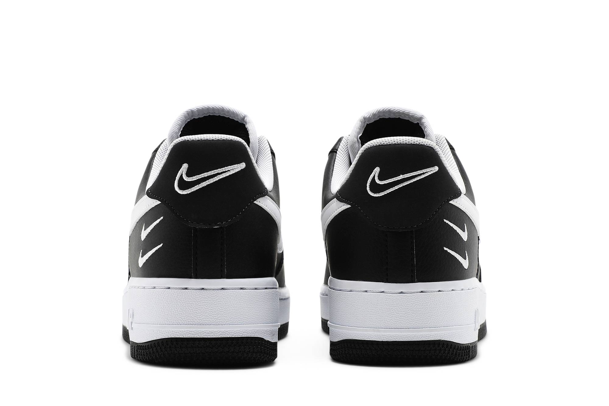 Details for Nike Air Force 1 '07 LV8 'Double Swoosh - Hitam Putih' CT2300-001