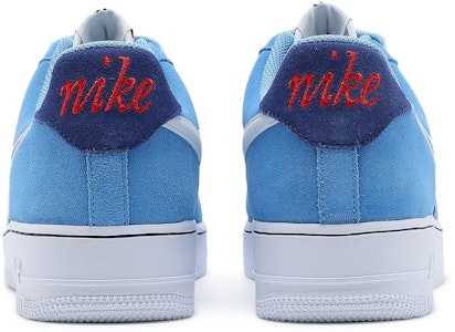 Nike Air Force 1 '07 LV8 'Peluncuran Pertama - Biru Universitas' DB3597-400 Details for Nike Air Force 1 '07 LV8 'Peluncuran Pertama - Biru Universitas' DB3597-400