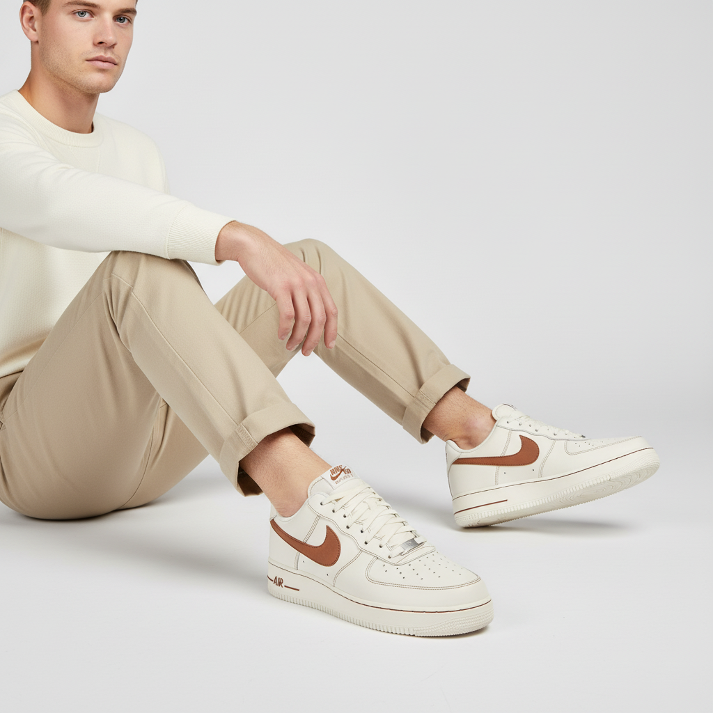 Order Nike Air Force 1 '07 LV8 'Marfil Marrón Saddle' HQ2037-101