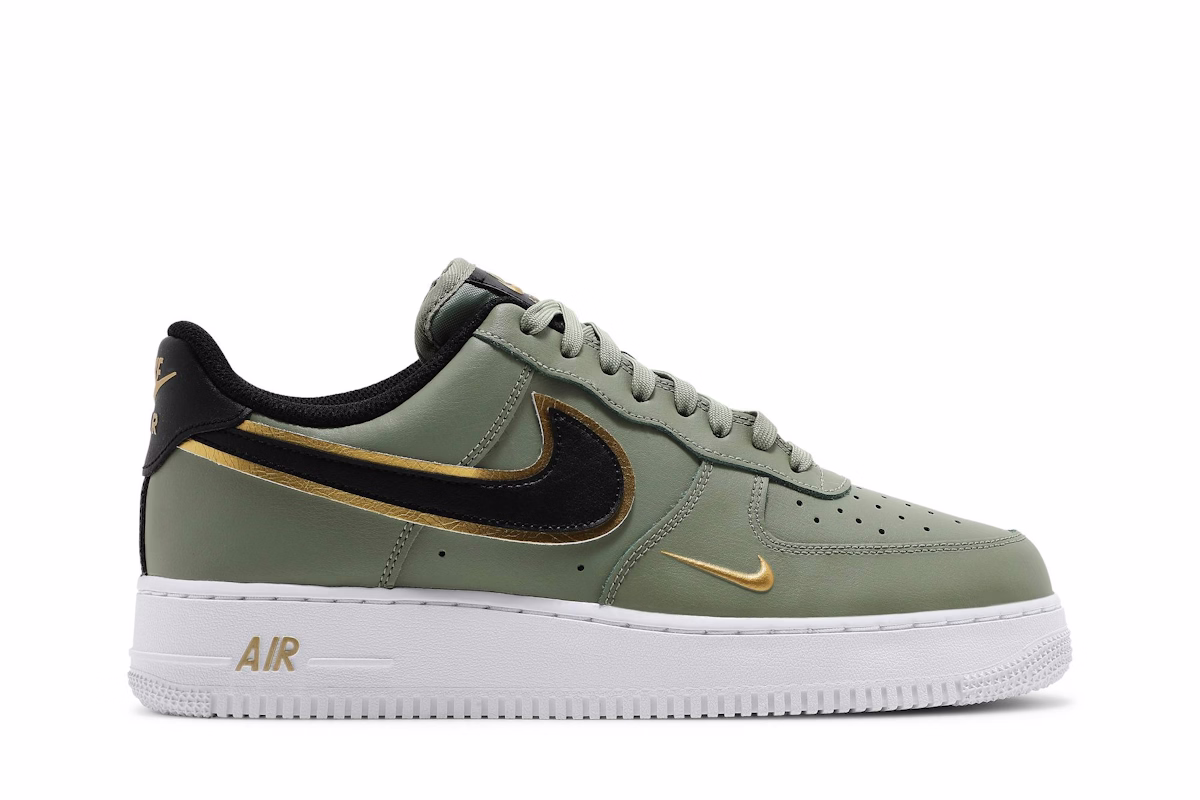 Nike Air Force 1 '07 LV8 'Metallic Swoosh Pack - Oil Green' DA8481-300