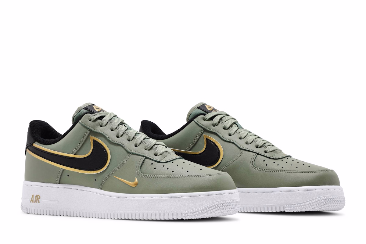 Nike Air Force 1 '07 LV8 'Metallic Swoosh Pack - Oil Green' DA8481-300