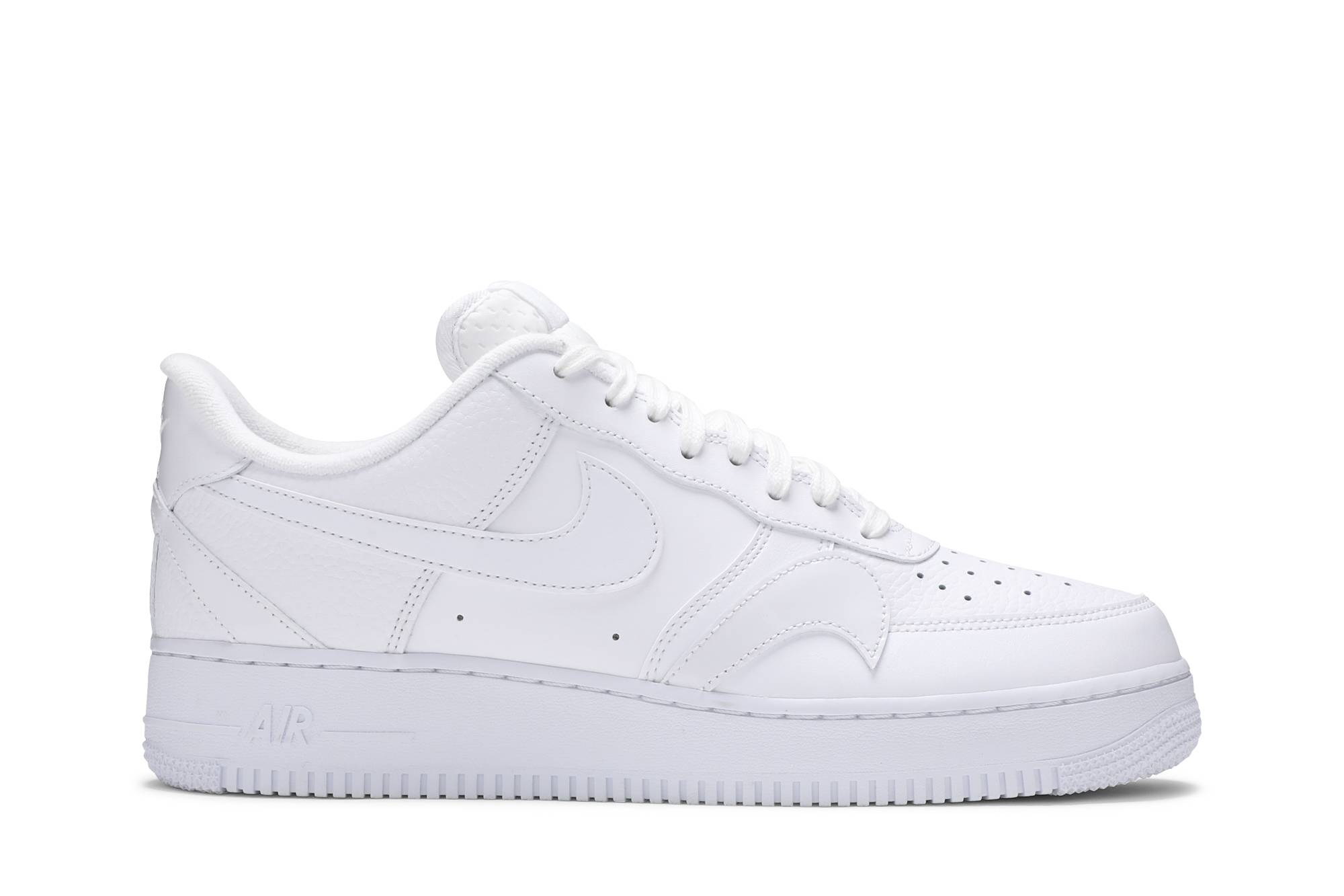 Buy Nike Air Force 1 '07 LV8 'Swoosh Desplazado - Blanco Triple' CK7214-100