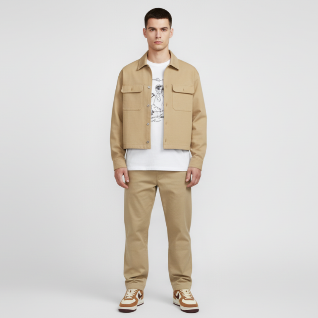 Lookbook 耐克空军1 '07 LV8 记事本涂鸦包 - 英伦浅褐色 FQ8713-200