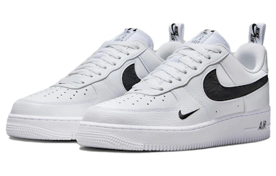 Nike Air Force 1 '07 LV8 'Reflective Swoosh - White Black' FV1320-100
