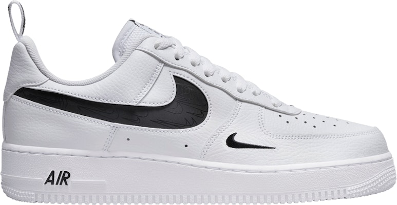 White nike with black swoosh Clearance