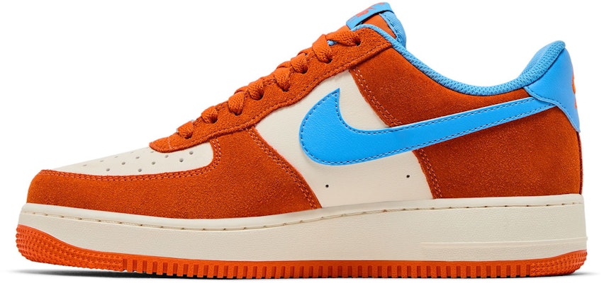 Nike Air Force 1 '07 LV8 'Oranye Safety Biru Universitas' FQ8714-800 Lookbook Nike Air Force 1 '07 LV8 'Oranye Safety Biru Universitas' FQ8714-800