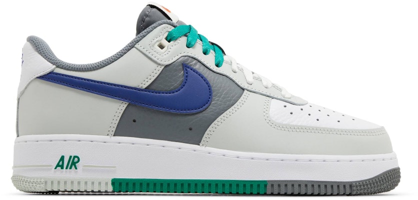 Nike Air Force 1 07 LV8 Split Light Silver Deep Royal FD2592